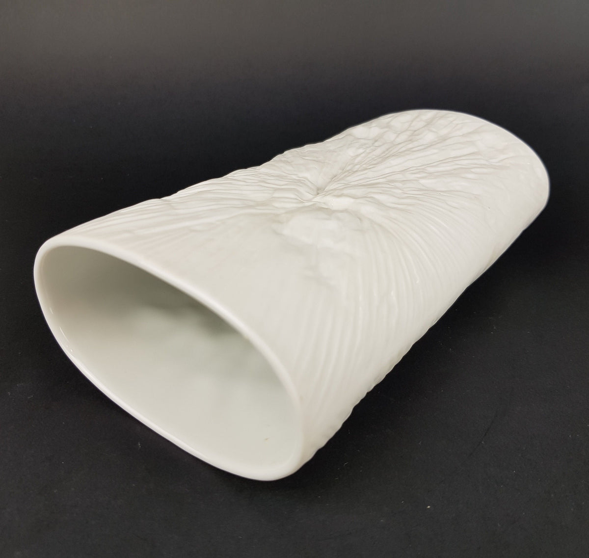 Vintage ROSENTHAL Op Art Porcelain Vase West German Pottery 1970s