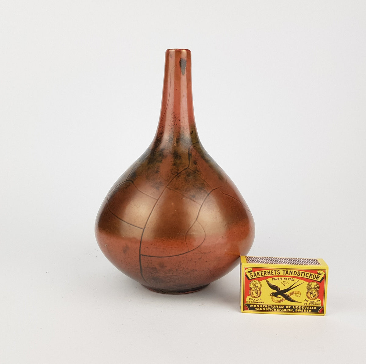 Vintage GROOTENBURG TÖPFEREI KREFELD Vase by Paul Dresler, West German Pottery 1920-30s