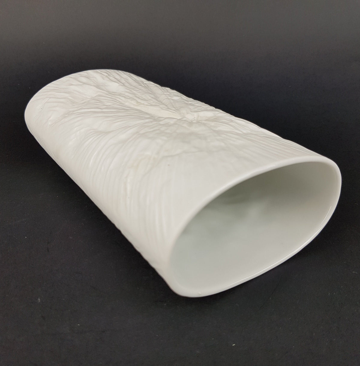 Vintage ROSENTHAL Op Art Porcelain Vase West German Pottery 1970s