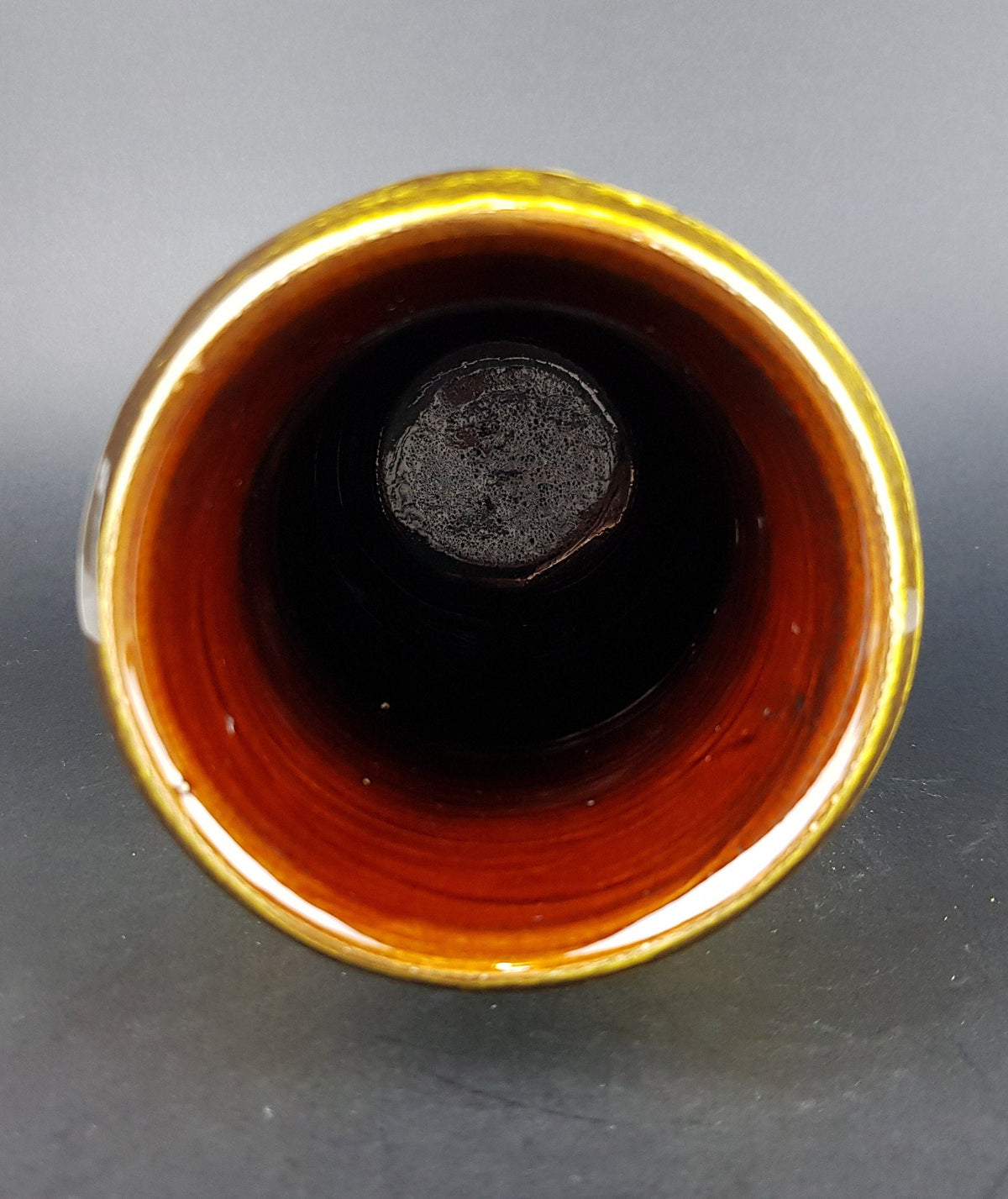 Vintage J.L. KNÖDGEN - ILKRA Keramik | Yellow Vase with Black Accents | West German Pottery | 1968