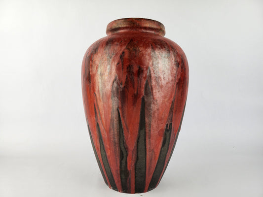 Vintage CERAMANO Vase with STROMBOLI Decor form no. 106/1 by Hanns Welling West German Pottery 1960s