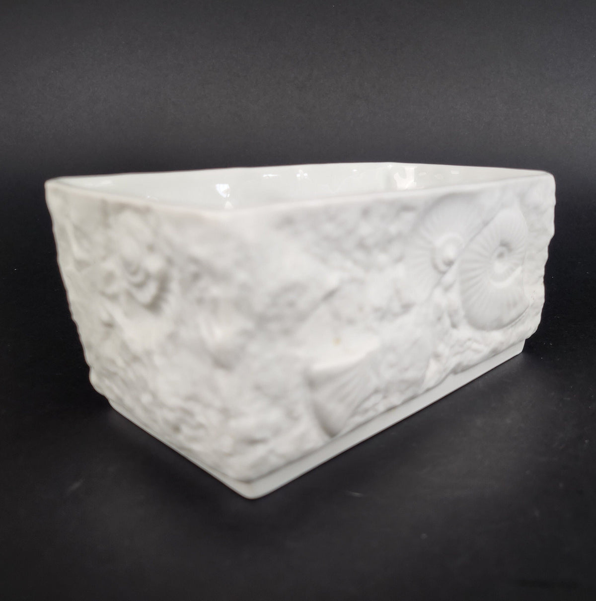 Vintage AK KAISER Biscuit Porcelain Planter 145 from the Jura Series West Germany 1970s