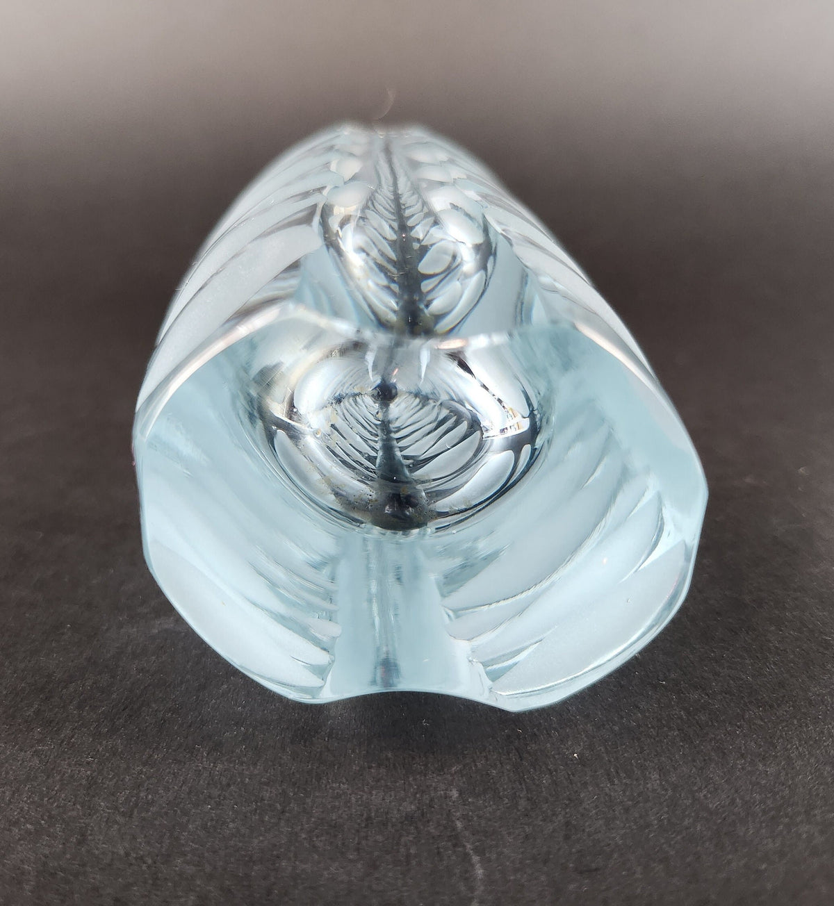 Rare Vintage ZELEZNY BROD SKLO Lilac/Blue Neodymium Glass Vase from Czechoslovakia 1960-70's by Vaclav Horacek