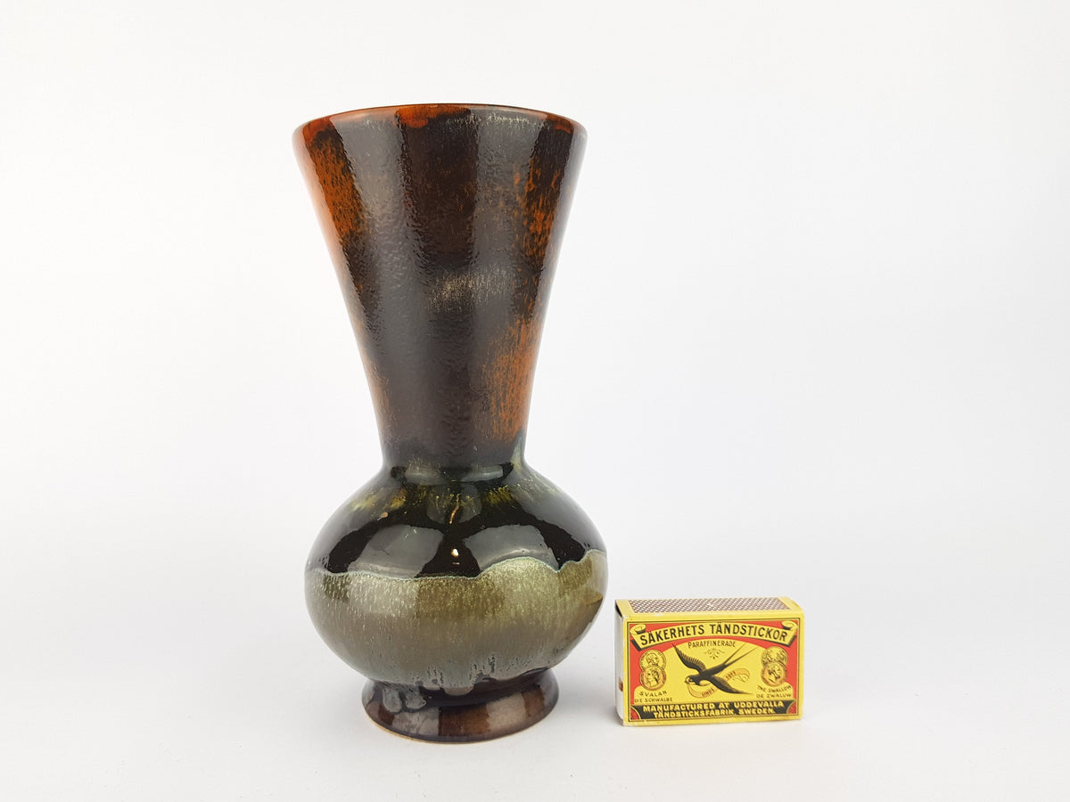 Vintage KIL KERAMICNA (Keramicna Industrija Liboje) Multi Coloured Vase Yugoslavia 1970s
