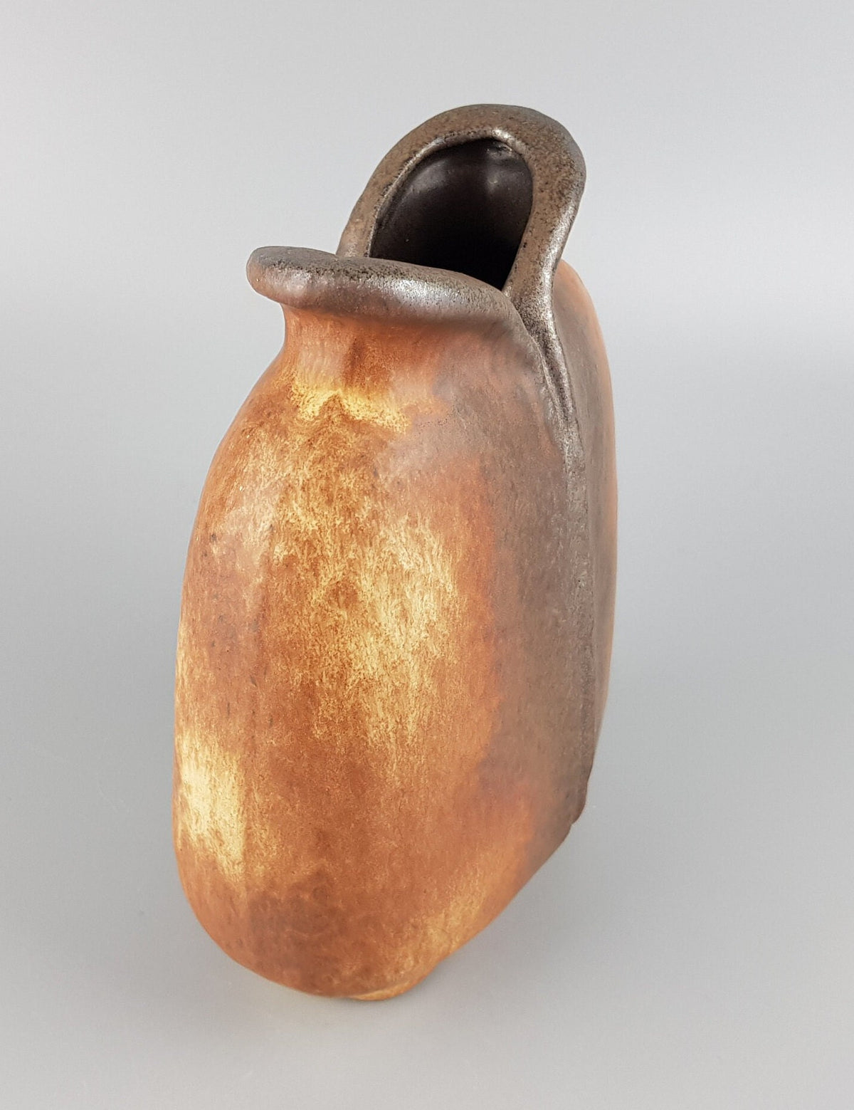Vintage CARSTENS ATELIER KERAMIK Fish Mouth Vase West German Pottery 1960's