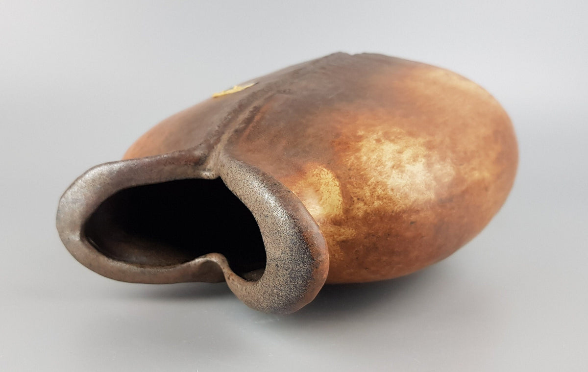 Vintage CARSTENS ATELIER KERAMIK Fish Mouth Vase West German Pottery 1960's