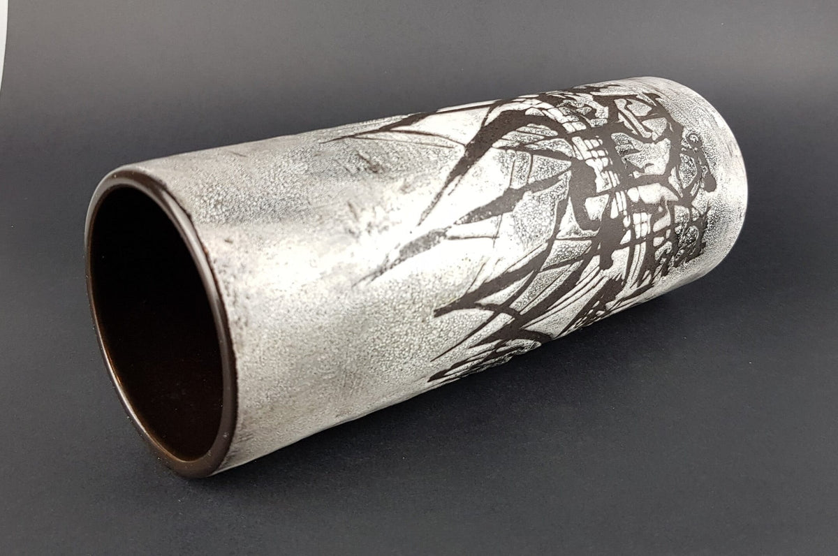 Vintage GUSTAV SPORRI Studio Art Pottery Vase released exclusively for Expo 1964 Lausanne Schaffhausen Switzerland