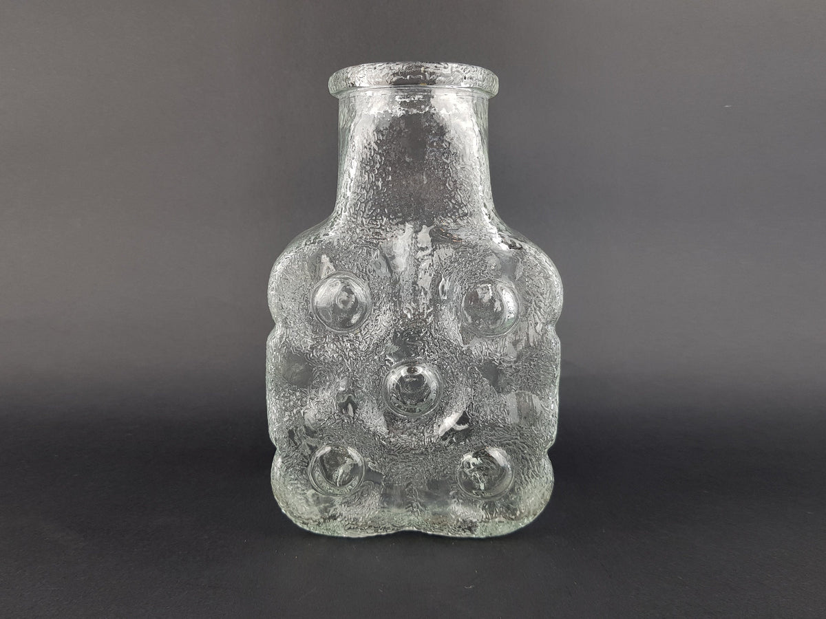 Vintage Bubbles On The Rock Pop Vase by NOELLE + VON CAMPE Design by Walther Glas Germany 1972