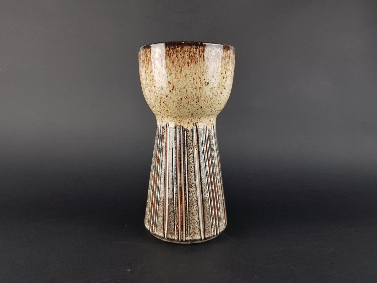 Vintage Studio Art Pottery Vase by WALTER FREIGANG, Hohenleipisch, East Germany, DDR