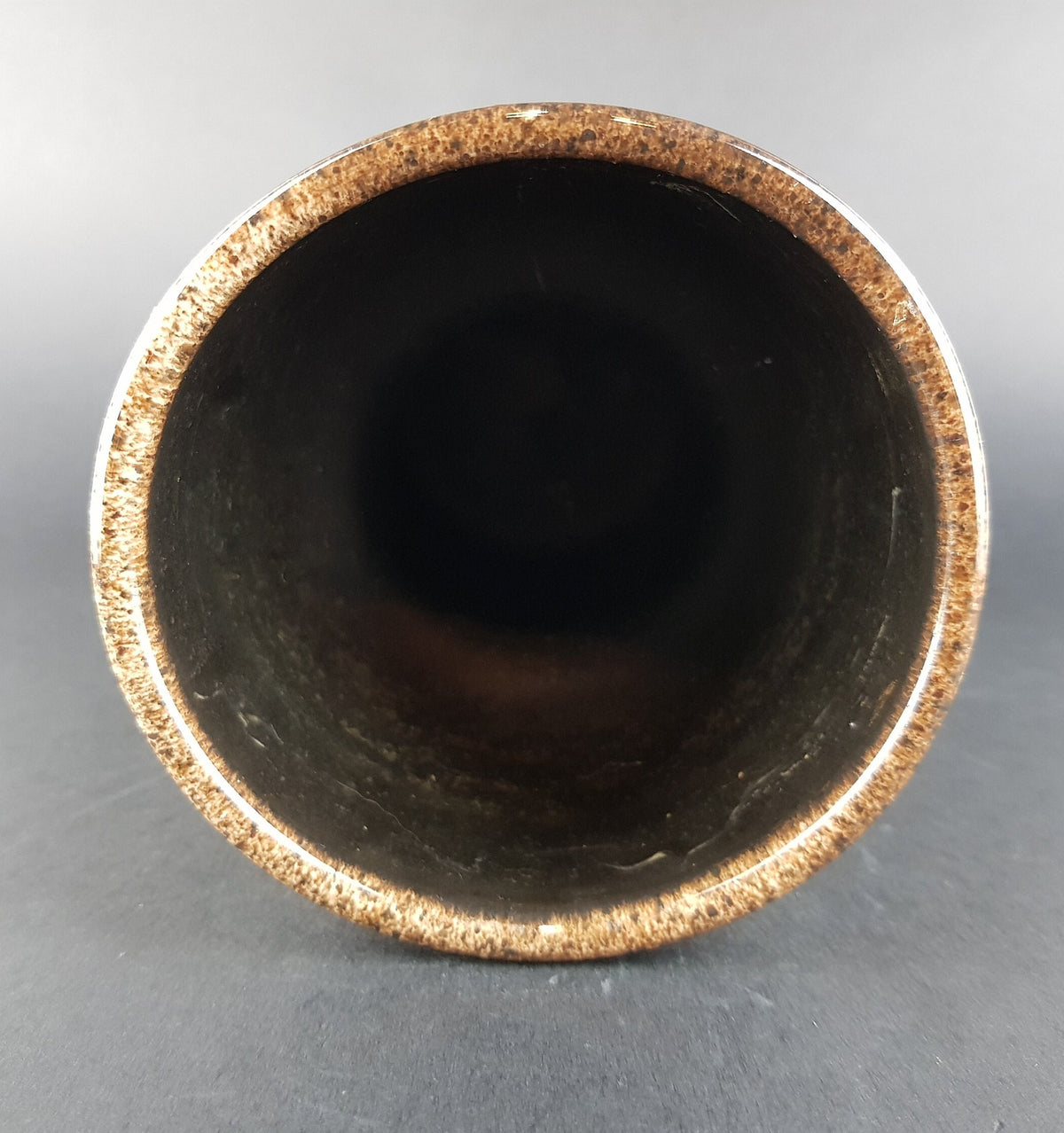 Vintage Studio Art Pottery Vase by WALTER FREIGANG, Hohenleipisch, East Germany, DDR