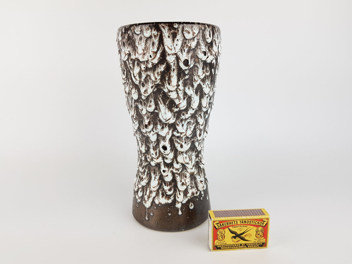 Vintage SCHEURICH KERAMIK Fat Lava Vase Foreign Serie 244/22 West German Pottery 1970s