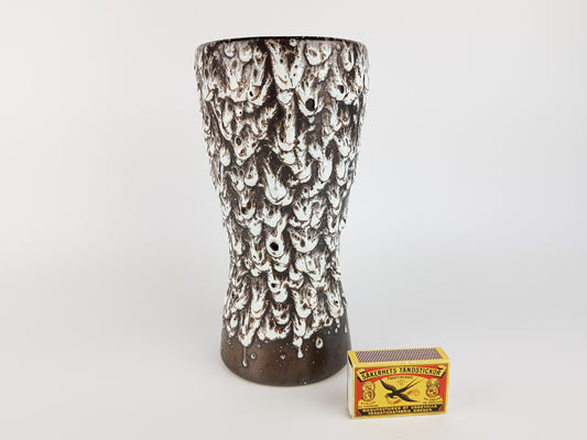 Vintage SCHEURICH KERAMIK Fat Lava Vase Foreign Serie 244/22 West German Pottery 1970s