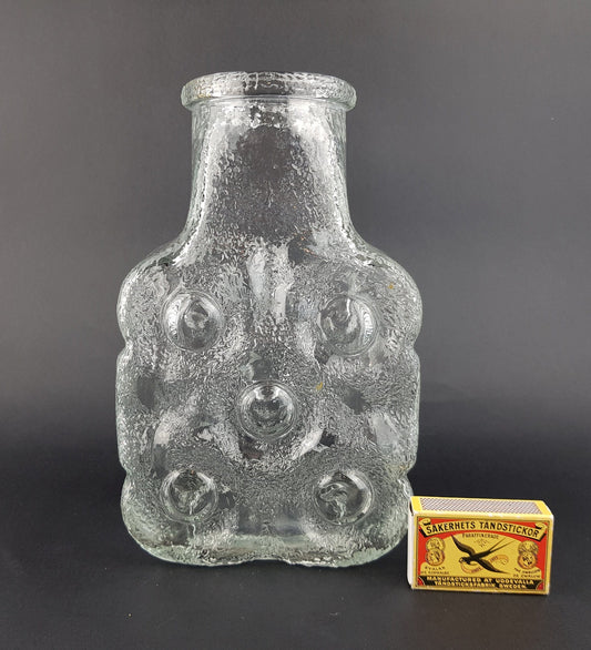 Vintage Bubbles On The Rock Pop Vase by NOELLE + VON CAMPE Design by Walther Glas Germany 1972
