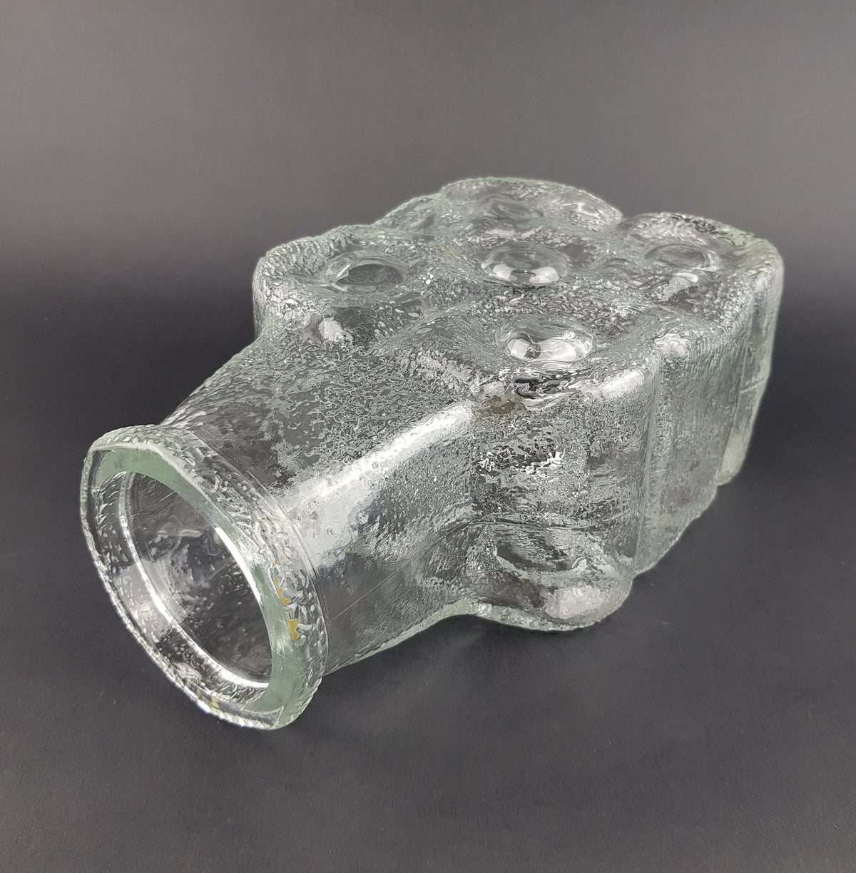 Vintage Bubbles On The Rock Pop Vase by NOELLE + VON CAMPE Design by Walther Glas Germany 1972