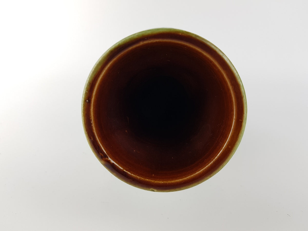 Vintage ILKRA EDEL KERAMIK Green Vase 1040 23 West German Pottery 1960-70s