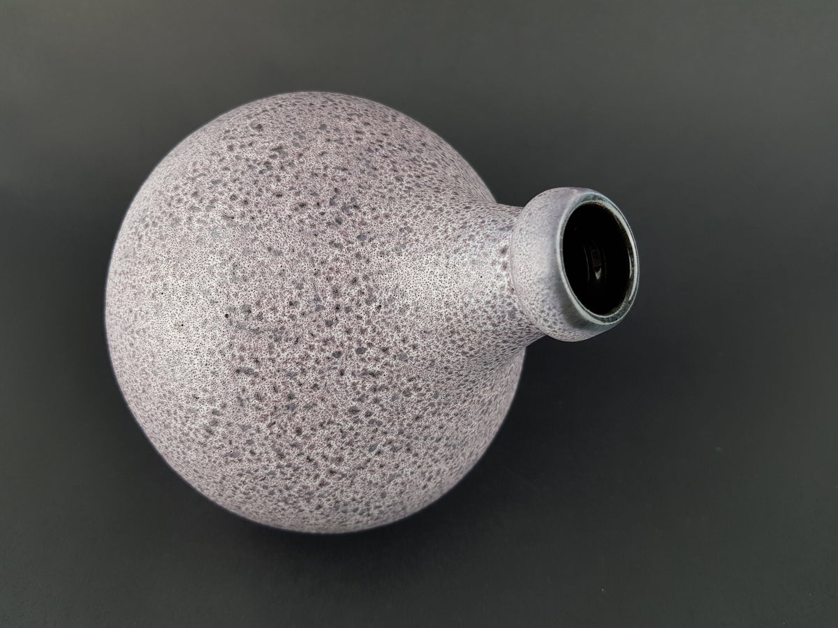 Vintage GRAMANN RÖMHILD Topferei Studio Art Pottery Speckled Pink Vase East German Pottery 1960s