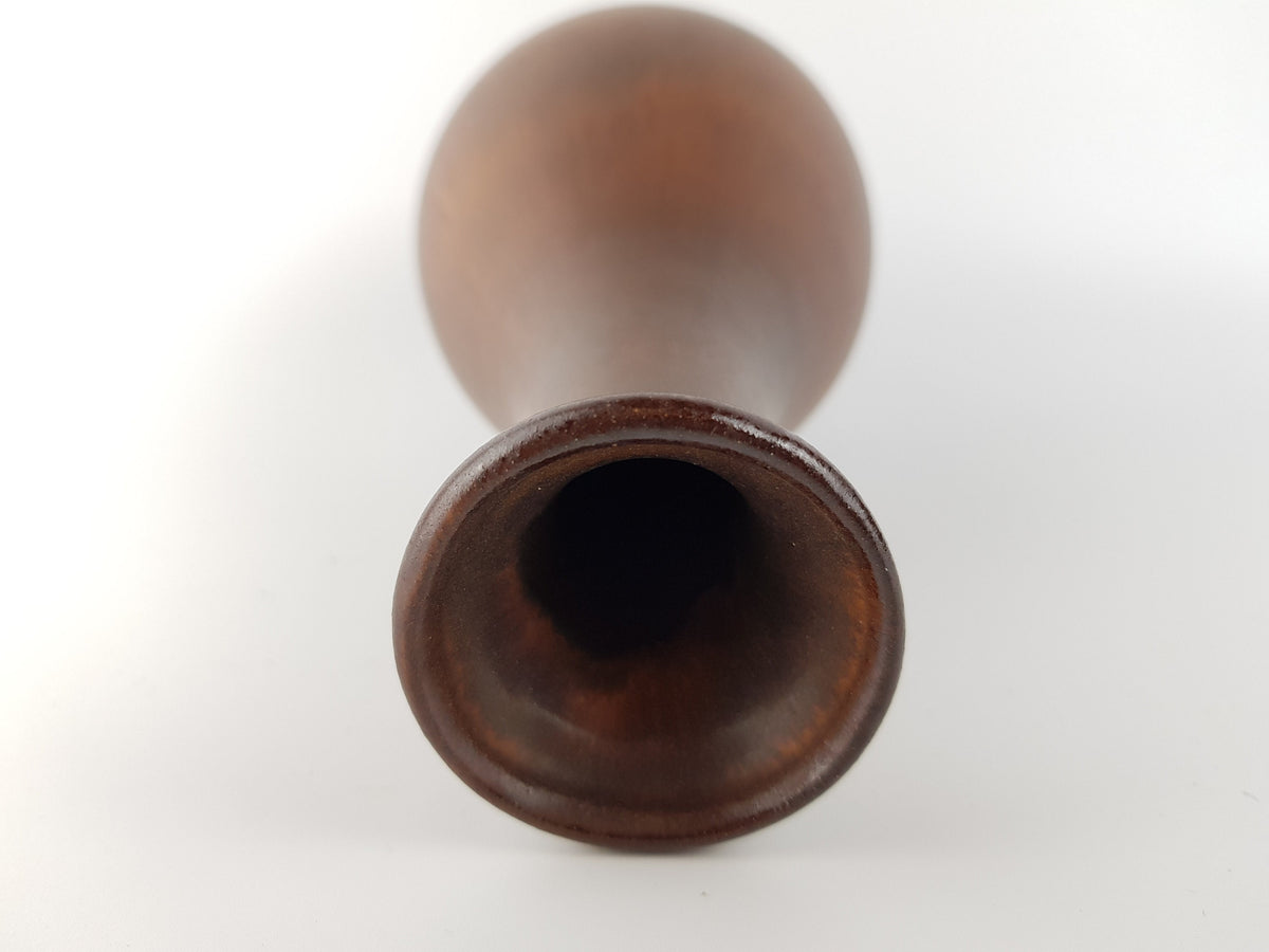 Vintage CERAMANO Brown Vase with Nubia Decor 562 West German Pottery 1960s