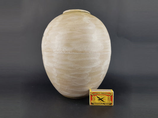 Vintage Italian Hand Painted Vase by ELIO SCHIAVON and Gunter Erhart for SKK Ceramic Studio 1960's