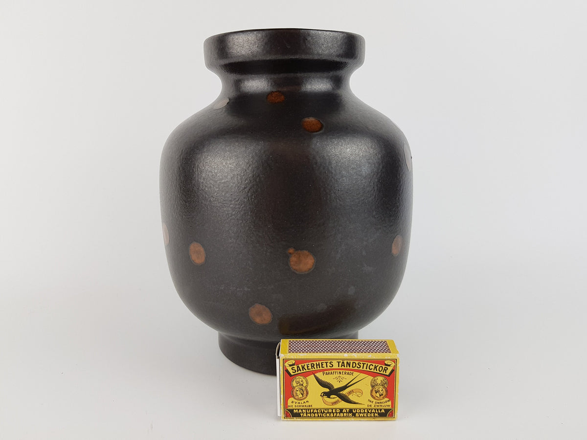 Vintage KARLSRUHER MAJOLIKA Vase 9001 by Friedegart Glatzle West German Pottery 1978