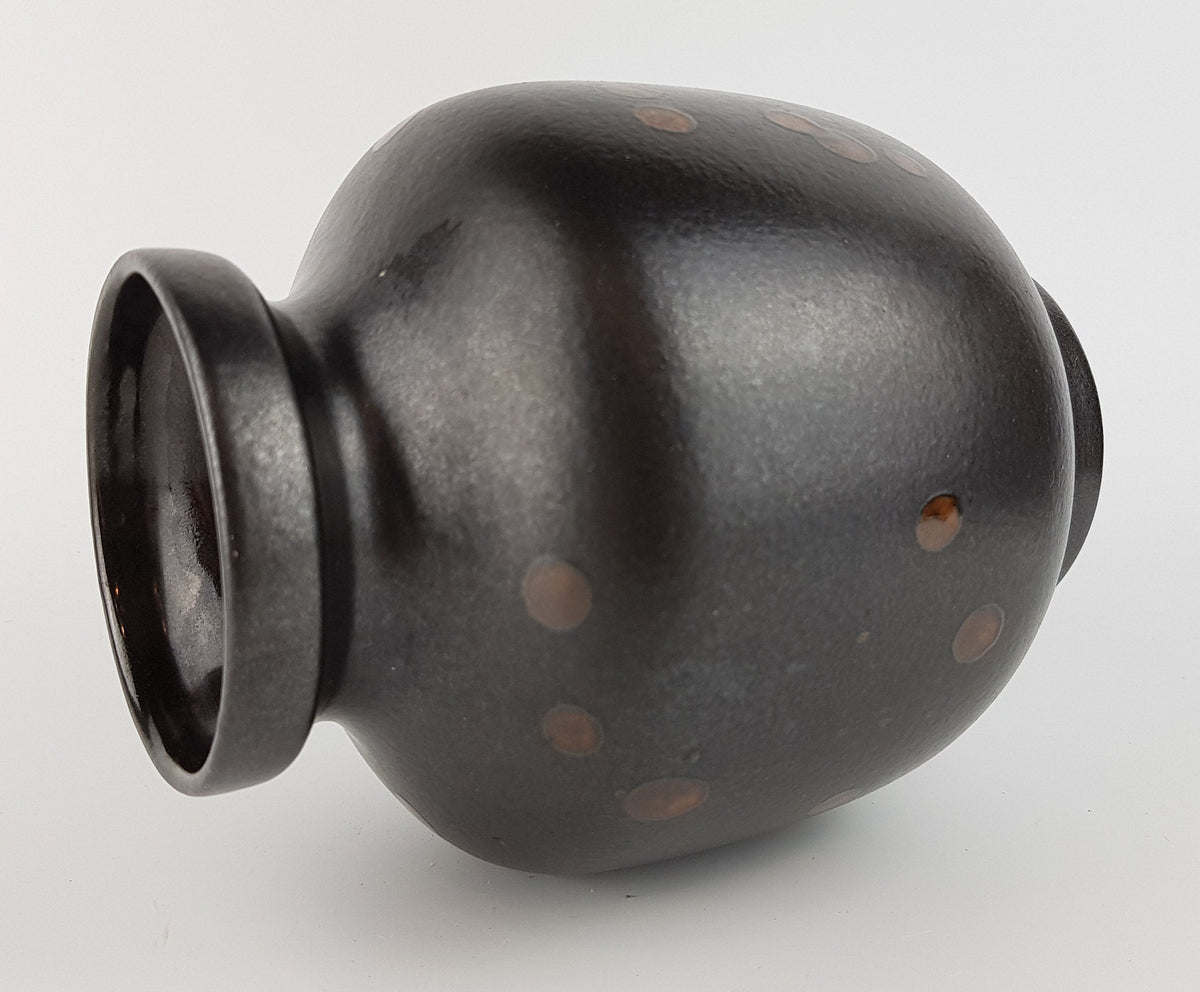 Vintage KARLSRUHER MAJOLIKA Vase 9001 by Friedegart Glatzle West German Pottery 1978
