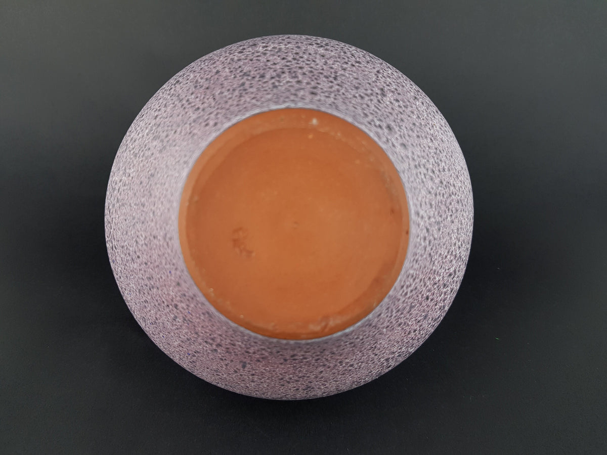 Vintage GRAMANN RÖMHILD Topferei Studio Art Pottery Speckled Pink Vase East German Pottery 1960s
