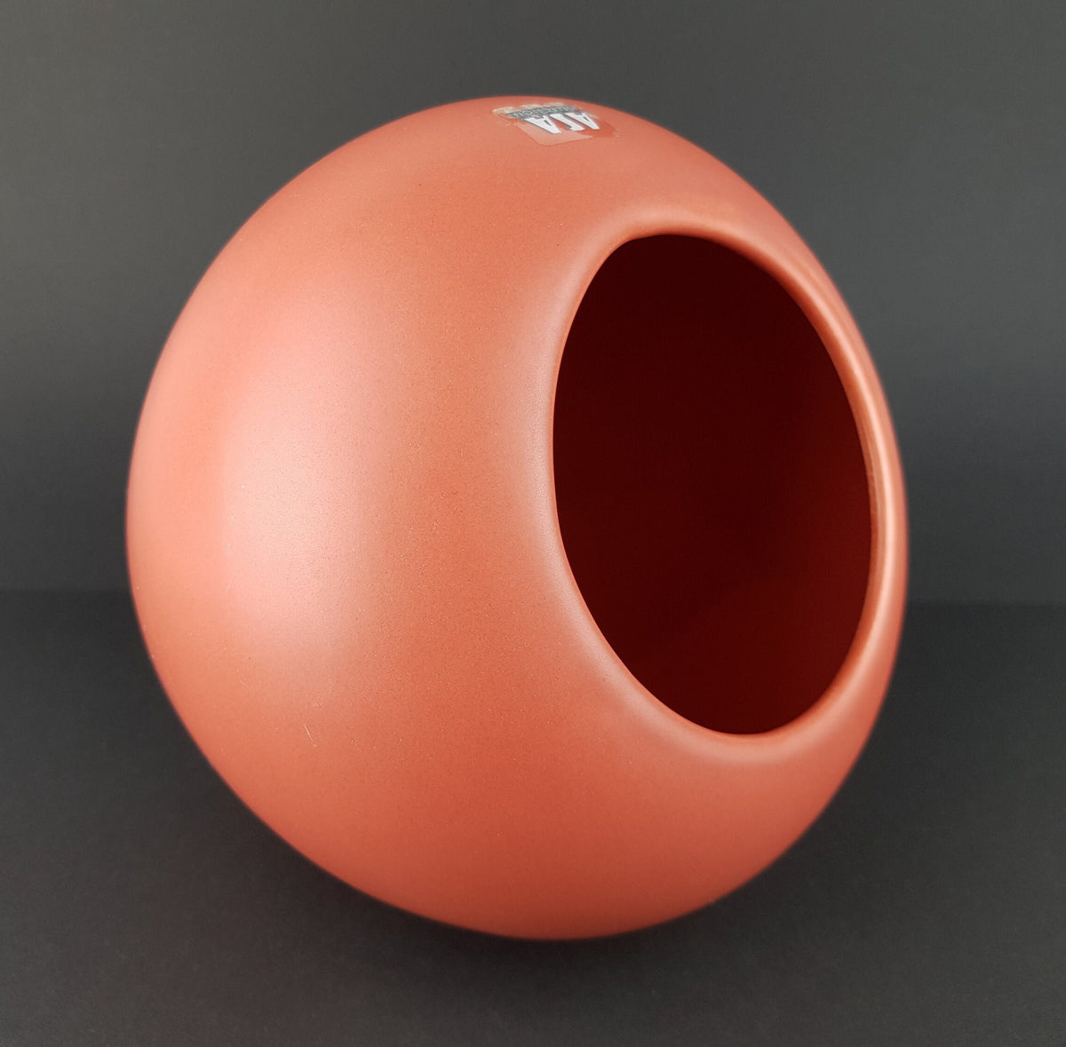 Vintage ASA SELECTION (former Sgrafo Modern) Salmon Vase West German Pottery 1980s