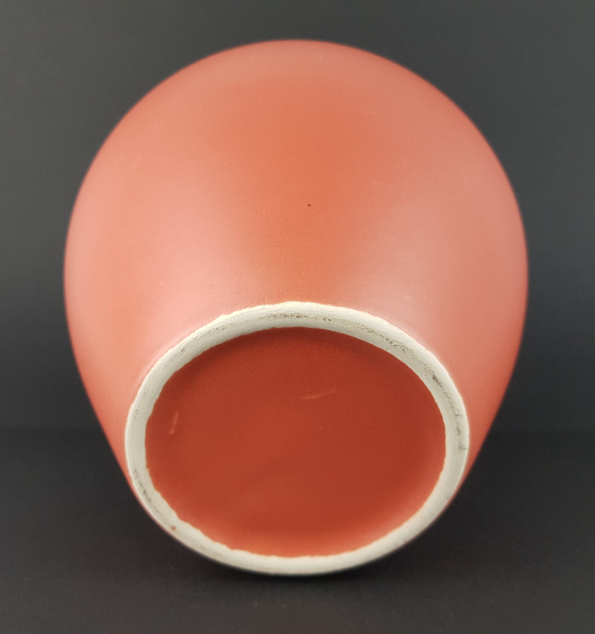 Vintage ASA SELECTION (former Sgrafo Modern) Salmon Vase West German Pottery 1980s
