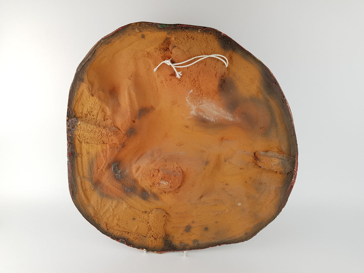 Vintage PAUL DRESLER Grootenburg Wall Plate with Horses Studio Art Pottery Germany 1960's