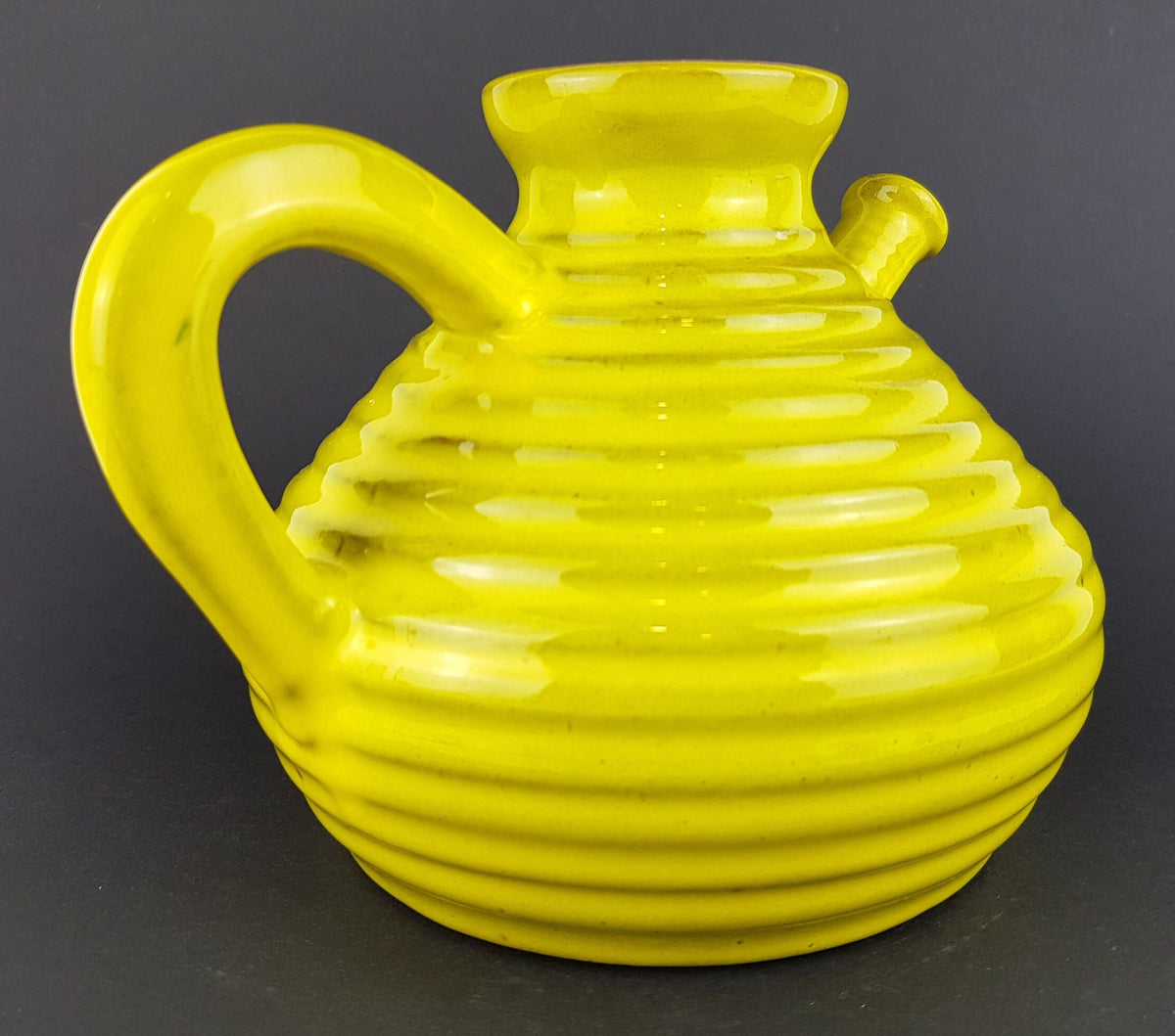 Vintage MAREI KERAMIK Yellow Watering Can 8303 West German Pottery 1970s