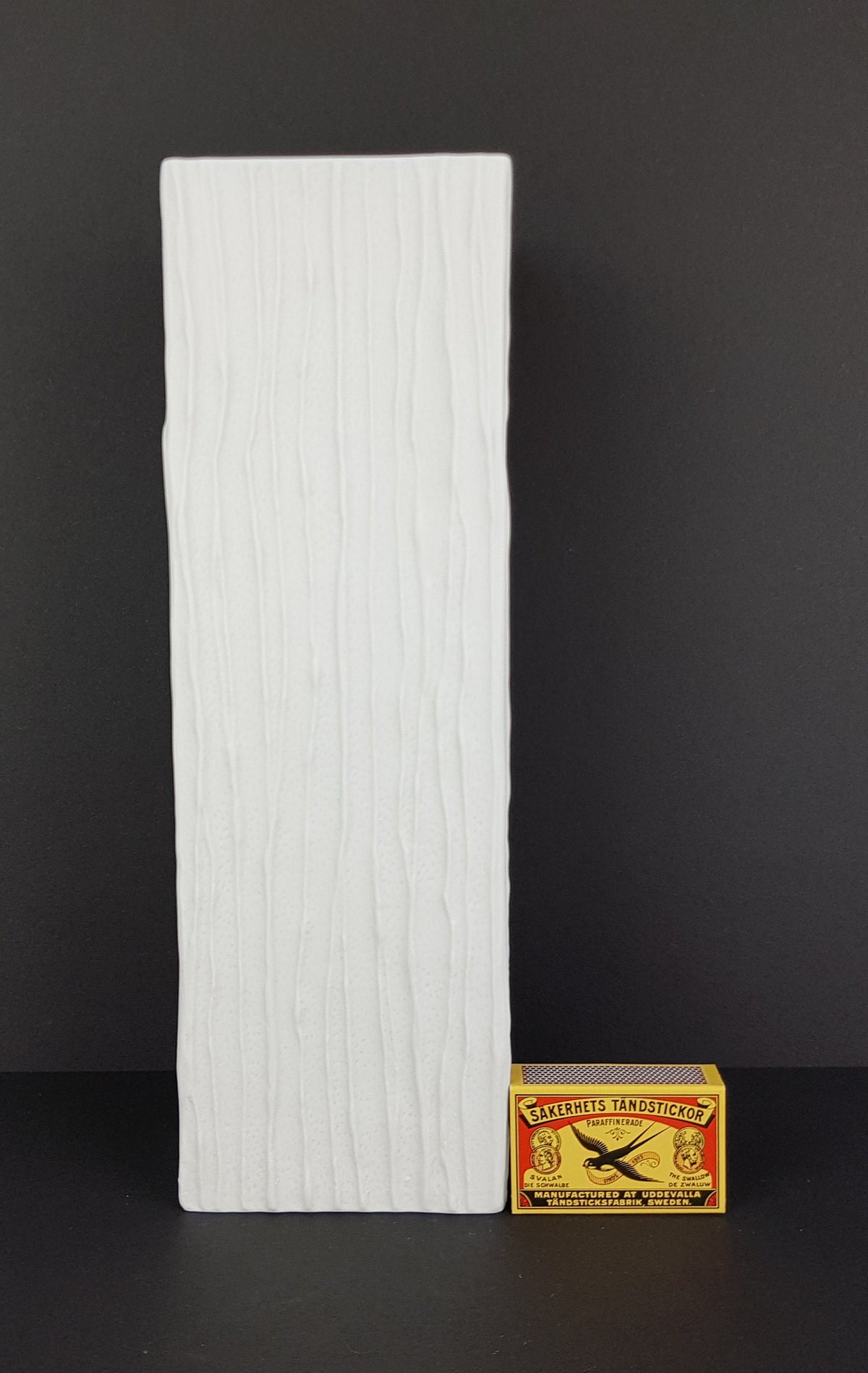 Vintage HUTSCHENREUTHER HOHENBERG Porzellan CM Exclusiv Lines Decor Porcelain Vase West German Pottery 1960s