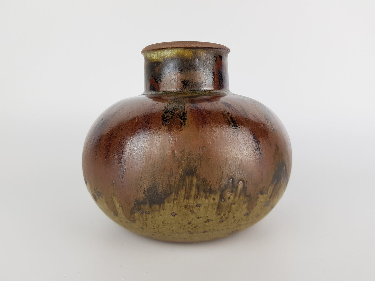 Vintage Danish Studio Art Pottery Vase by AAGE WÜRTZ Denmark 1960-70s