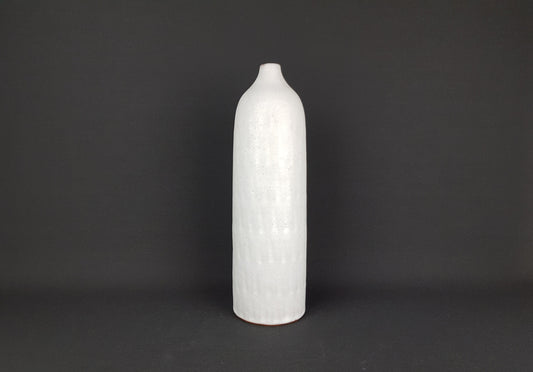 Vintage ERHARDT GOSCHALA White Vase 31C Studio Pottery GDR (ddr) 1960s 1970s