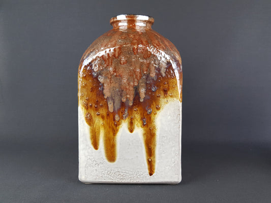 Vintage CERAMANO Vase with Mendoza decor 186 West German Pottery 1972