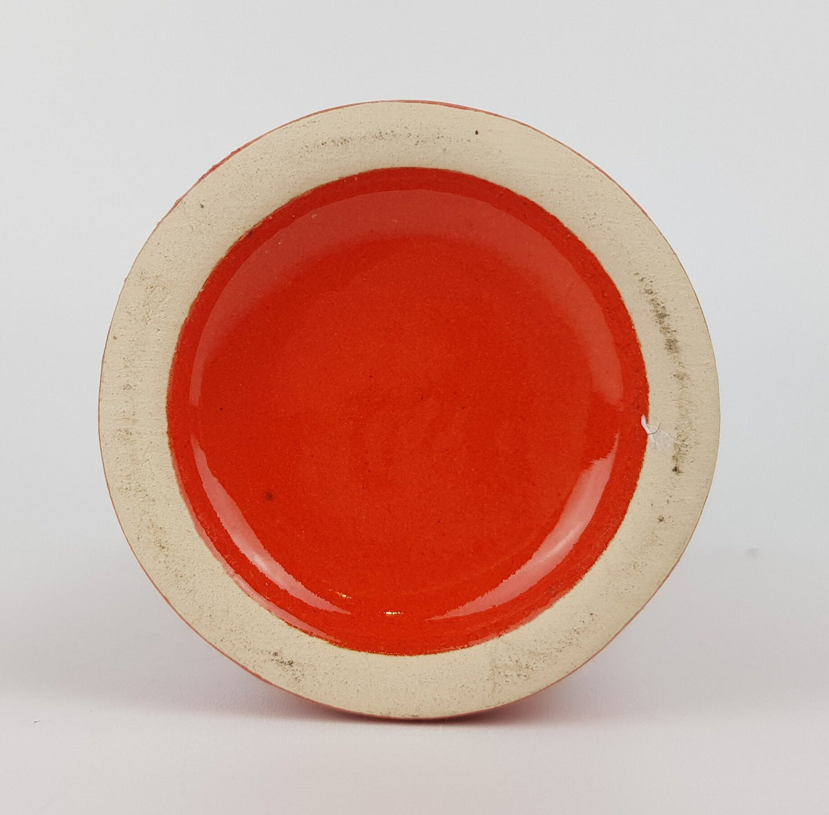 Vintage PUMA KERAMIK Handled Orange Vase - Plachy und Materne KG Modell, West German Pottery, 1960-70s