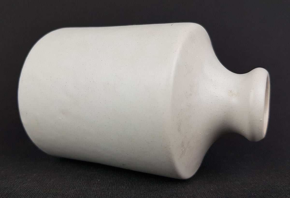 Vintage RUSCHA KERAMIK White Bottle Vase 811-1 West German Pottery Fat Lava Era 1970s
