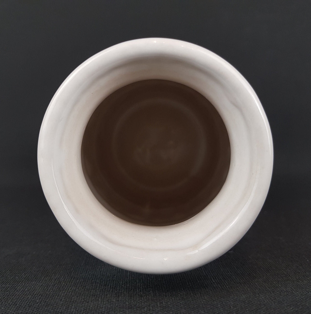 Vintage SCHEURICH KERAMIK White Vase With Inka Relief Decor 268 15 West German Pottery 1970s