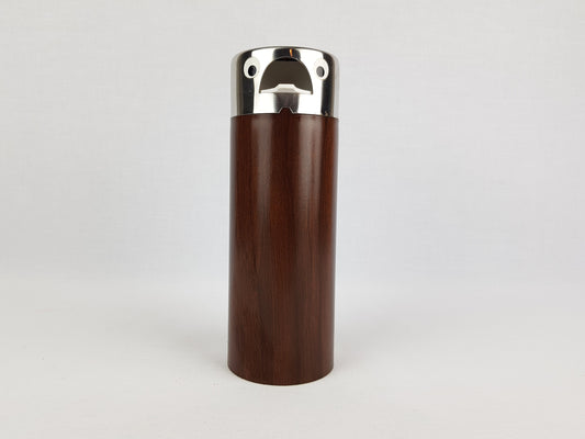 Vintage WMF Peanut Dispenser Penguin Bird Teak Optic Snack Holder Teak Look 1970