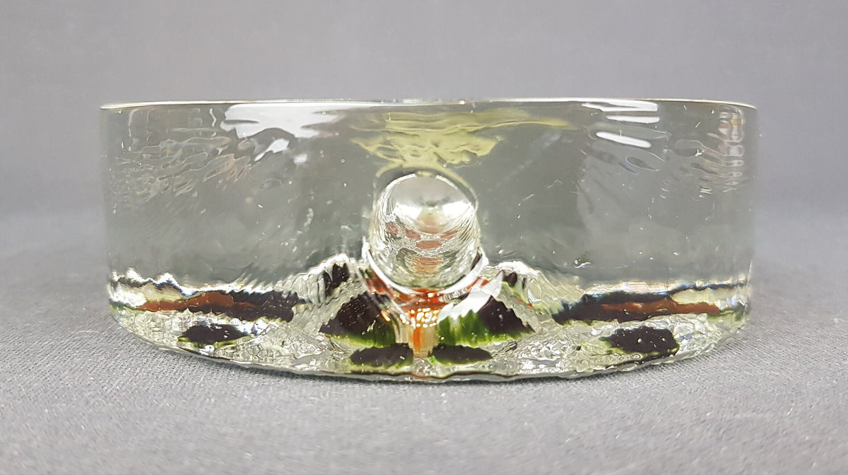 Vintage WALTHER SOHNE Solifleur Transparent Glass Vase West Germany 1960s 1970s