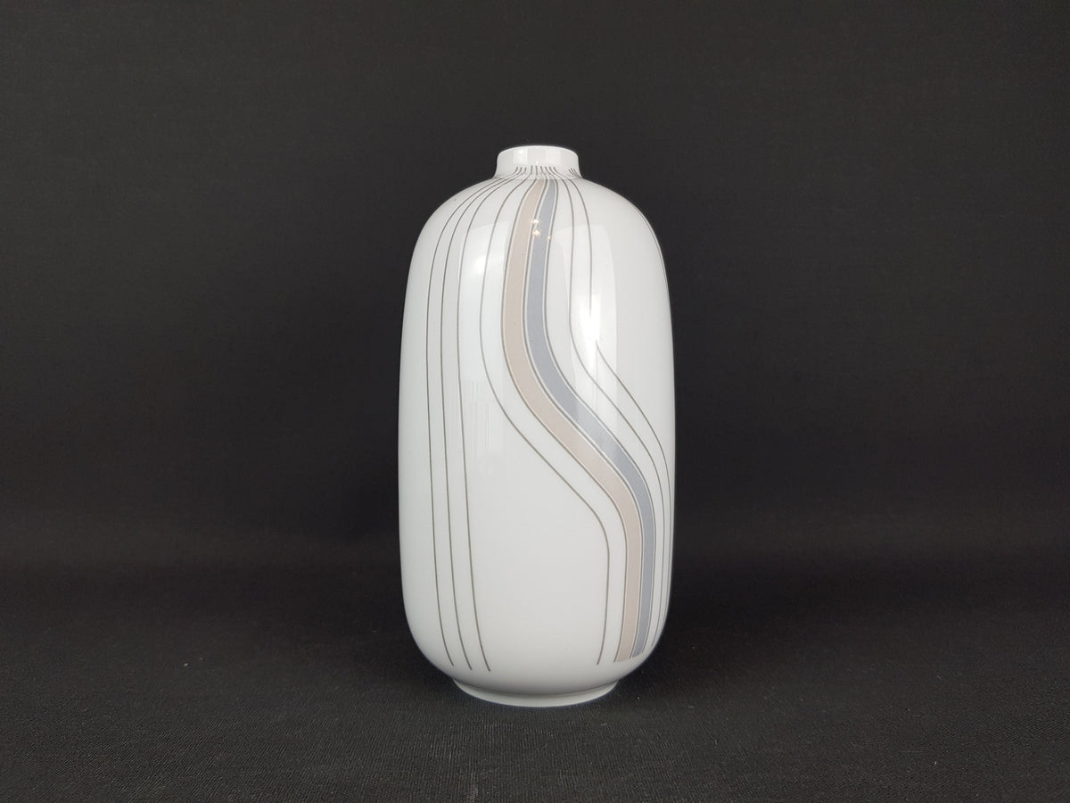 Vintage HUTSCHENREUTHER PORCELAIN Porcelain Vase 6008 West Germany 1960 1970s