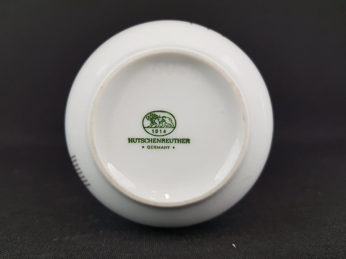 Vintage HUTSCHENREUTHER PORCELAIN Porcelain Vase 6008 West Germany 1960 1970s