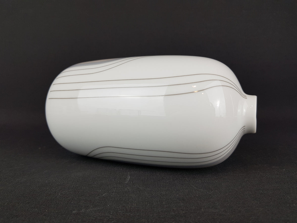 Vintage HUTSCHENREUTHER PORCELAIN Porcelain Vase 6008 West Germany 1960 1970s