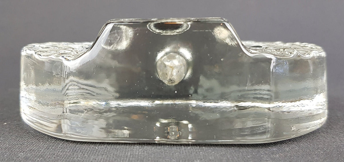 Vintage WALTHER SOHNE Solifleur Transparent Glass Vase by Heiner Dusterhaus West Germany 1960s 1970s