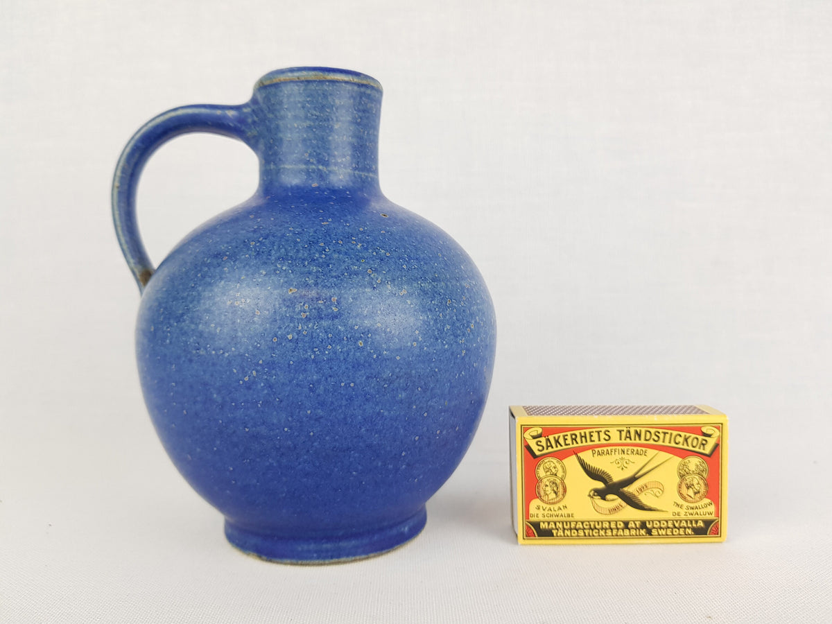 Vintage East German Jug Vase by CARL FISCHER (BKW) 1950s Studio Art Pottery 1950s