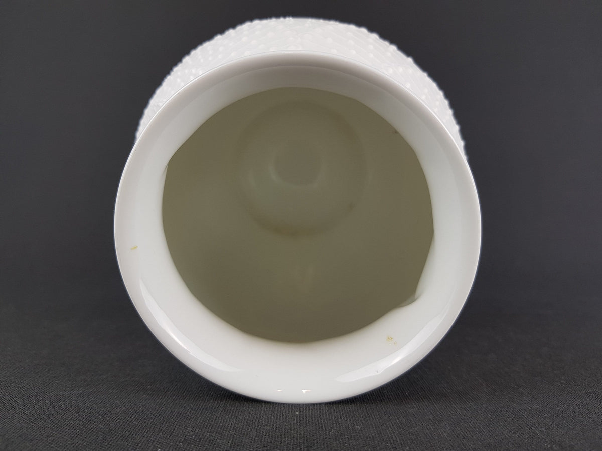 Vintage KAISER 3D Relief Porcelain Vase 606 With Dots by Martin Freyer West German Pottery 1970s