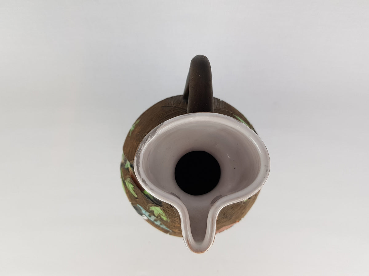 Vintage Fratelli Fanciullacci Jar Pitcher Vase with Village and Tree decor 1970s
