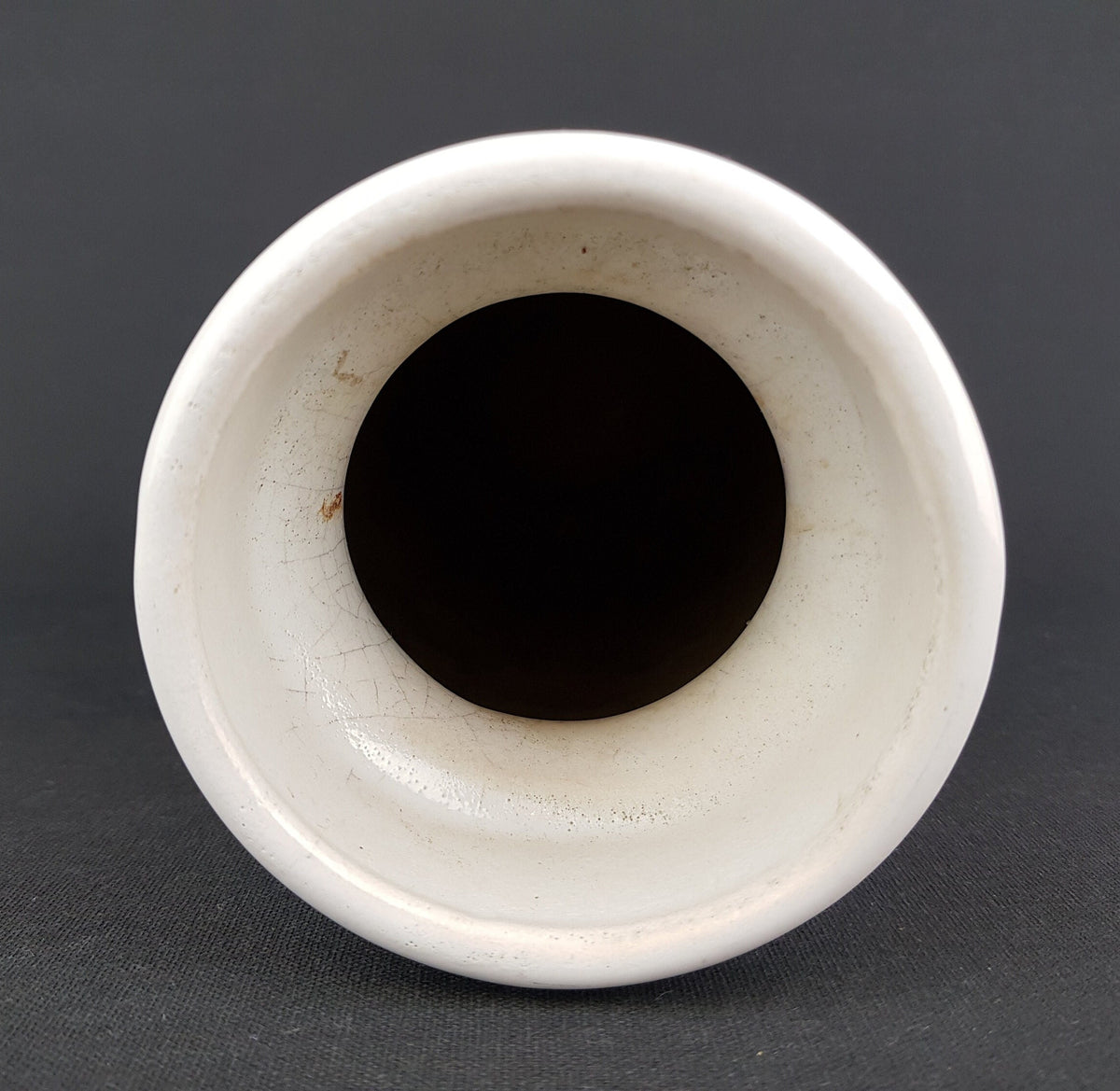 Vintage SCHEURICH KERAMIK White Vase 242 22 West German Pottery 1970s