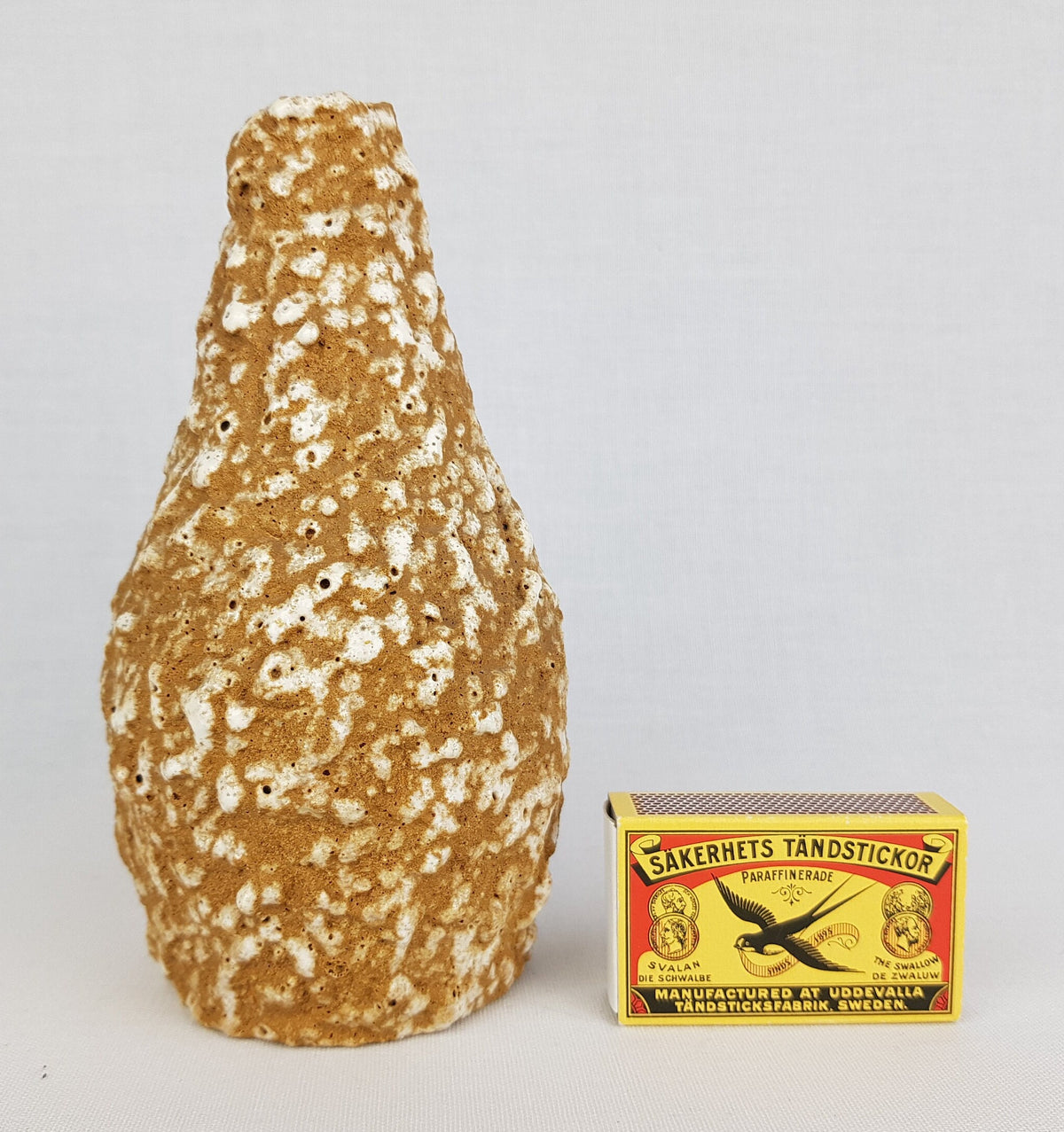 Vintage SAN MARINO "Peschiera" Ceramic Vase Italian Pottery 1960s