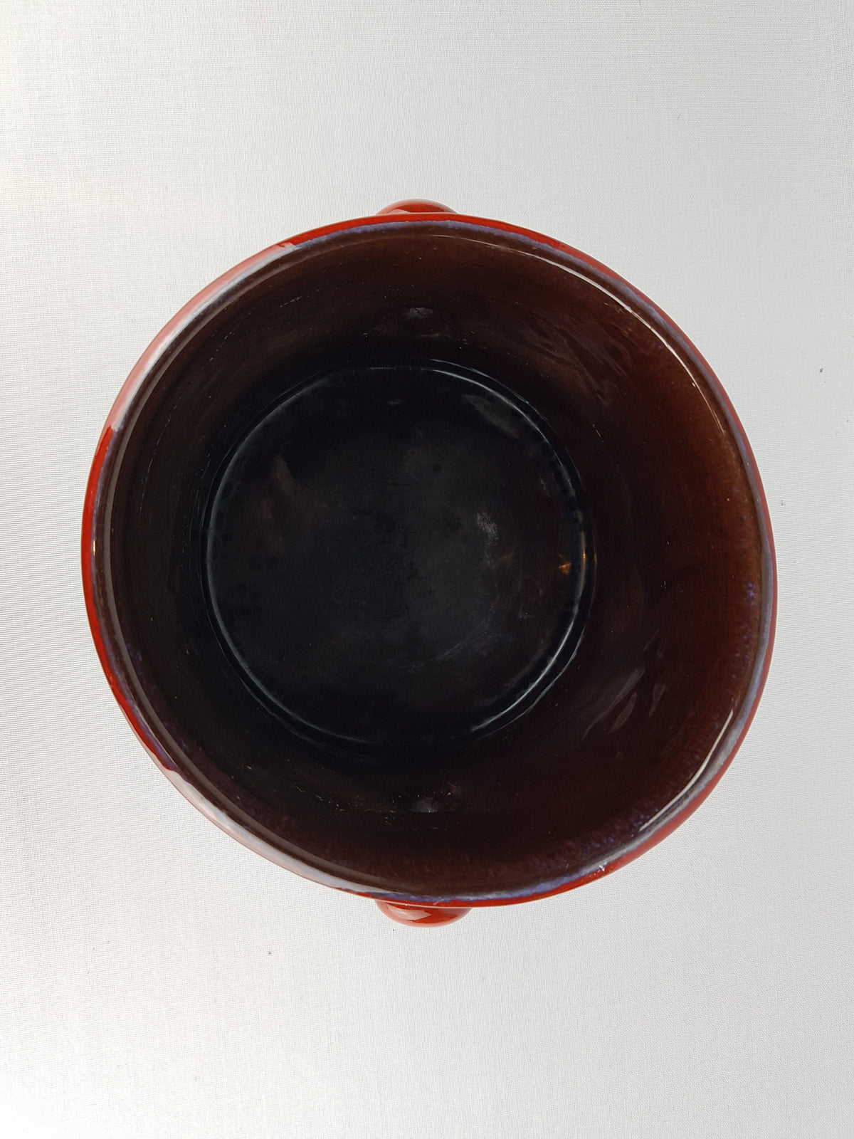 Vintage MAREI KERAMIK Planter / Cache Pot “Vulcano” Decor – Red, Green and Black Fat Lava – West German Pottery 1967