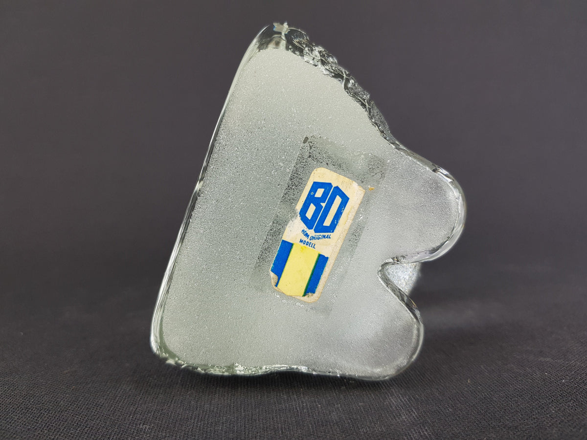 Vintage BERGDALA SWEDEN Glass Troll Skandinavian Glass 1970s