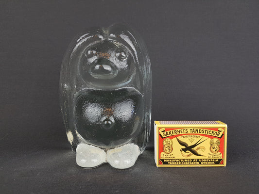 Vintage BERGDALA SWEDEN Glass Troll Skandinavian Glass 1970s
